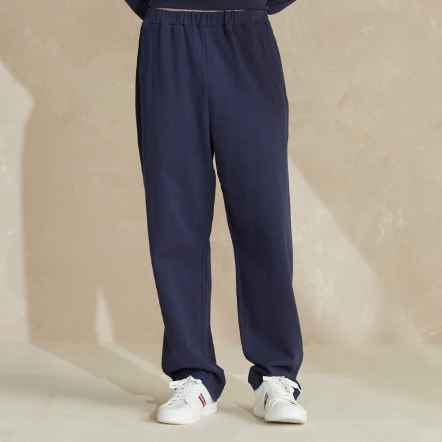 男裝 | 羅紋長褲-靛藍