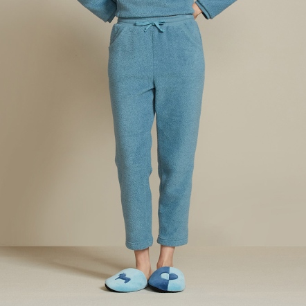 搖粒絨長褲-暮光綠