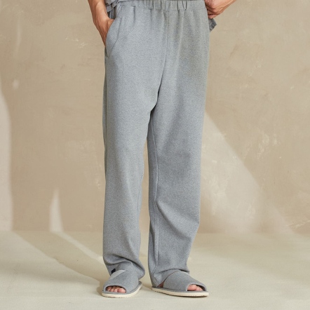 男裝 | 羅紋長褲-岩石灰